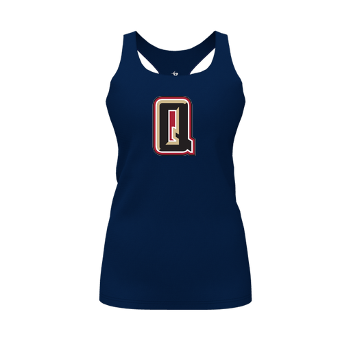 [FT0TRBNV-FYS-LOGO2] Decker Racerback Tank Top (Female Youth S, Navy, Logo 2)