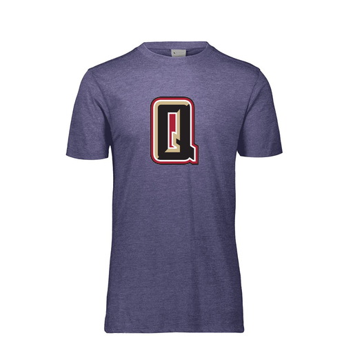 [FTSCUBNV-YS-LOGO2] Decker Youth Tri-Blend T-Shirt - Short Sleeve (Youth S, Navy, Logo 2)