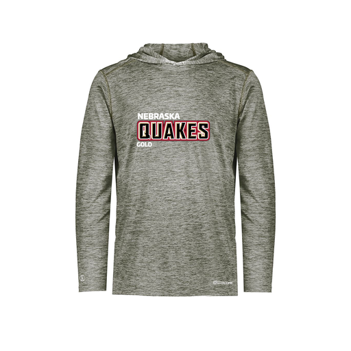 [FOLHCGGY-YS-LOGO3] Decker Youth Charge Hoodie (Youth S, Gray, Logo 3)