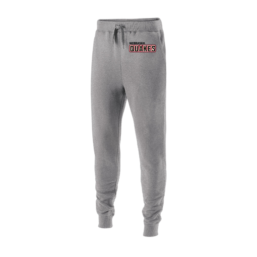 [229548.017.XS-LOGO1] Men's 60/40 Fleece Jogger (Adult XS, Silver, Logo 1)