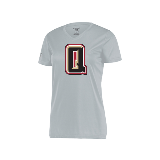 [222820.099.S-LOGO2] Ladies Movement Dri Fit Shirt (Female Adult S, Silver, Logo 2)