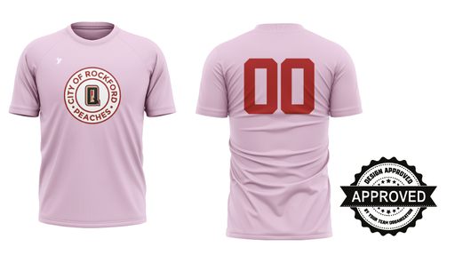 Peach Crew Neck Jersey Quakes Men's