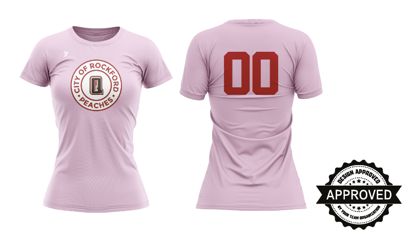 Peach Pink Jersey Quakes Women's